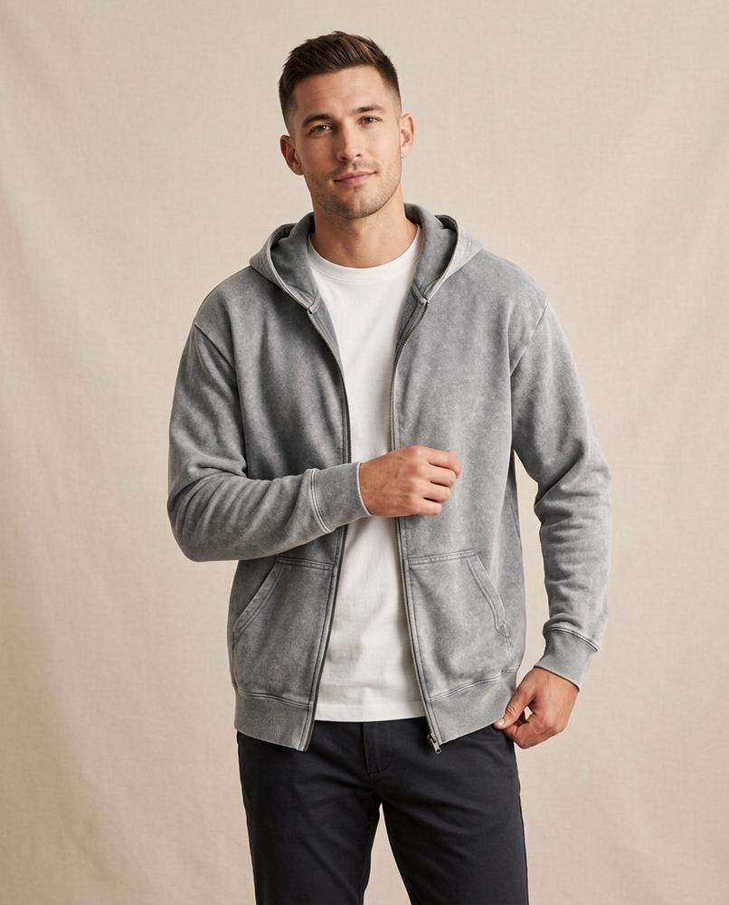 Lands Mode - Vasov | Gewaschener Weiter Hoodie Unisex