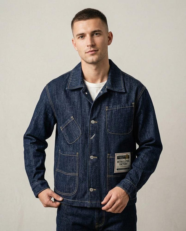 Beanland - Aenet | Geknöpft Kontrastgesteppt Jacke Unisex