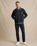 Lands Mode - Vanur | Geknöpfte Mit-Denimkragen Jacke Herren