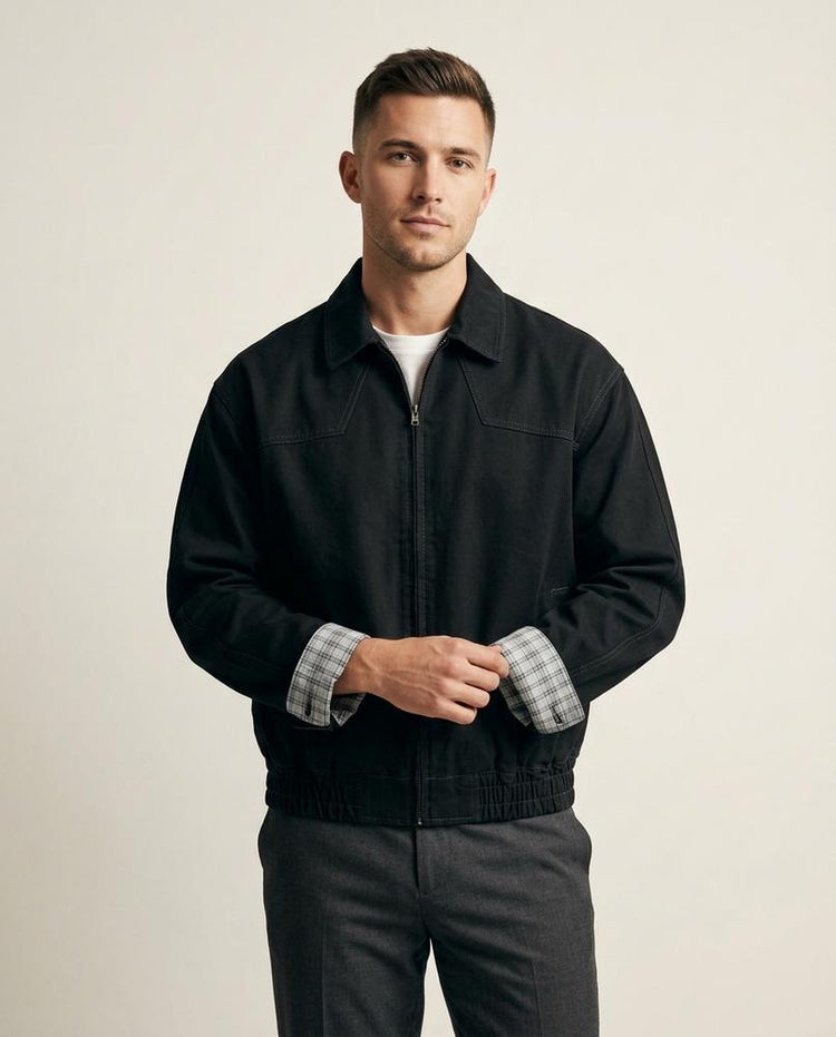 Beanland - Moher | Kariert Elastisch Jacke Herren