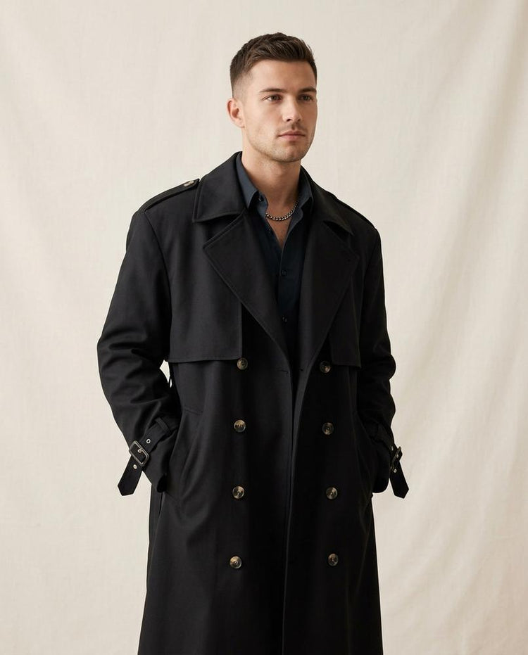 Beanland - Zigak | Doppelreihiger Oversize Mantel Unisex