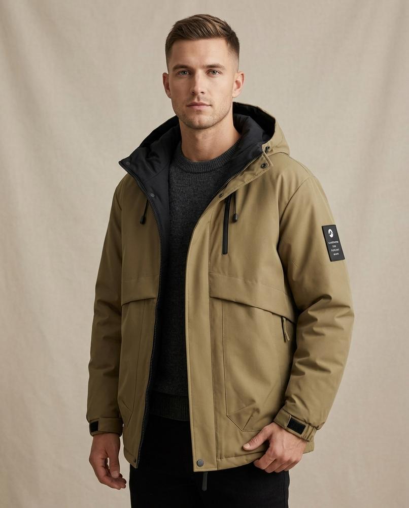 Beanland - Yokas | Gefüttert Hochschließend Jacke Herren