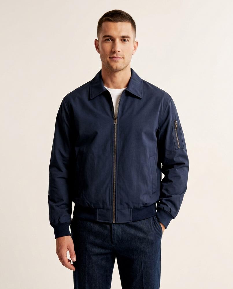 Lands Mode - Luzev | Gekragte Blouson Jacke Herren