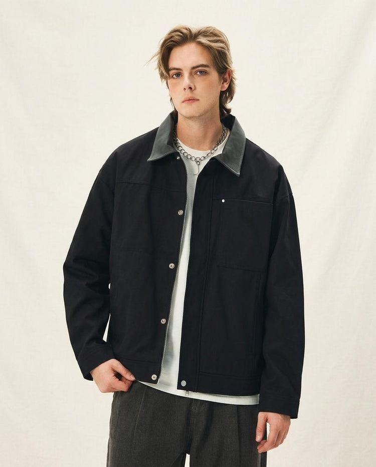 Beanland - Aegad | Geknöpfte Canvas Jacke Herren