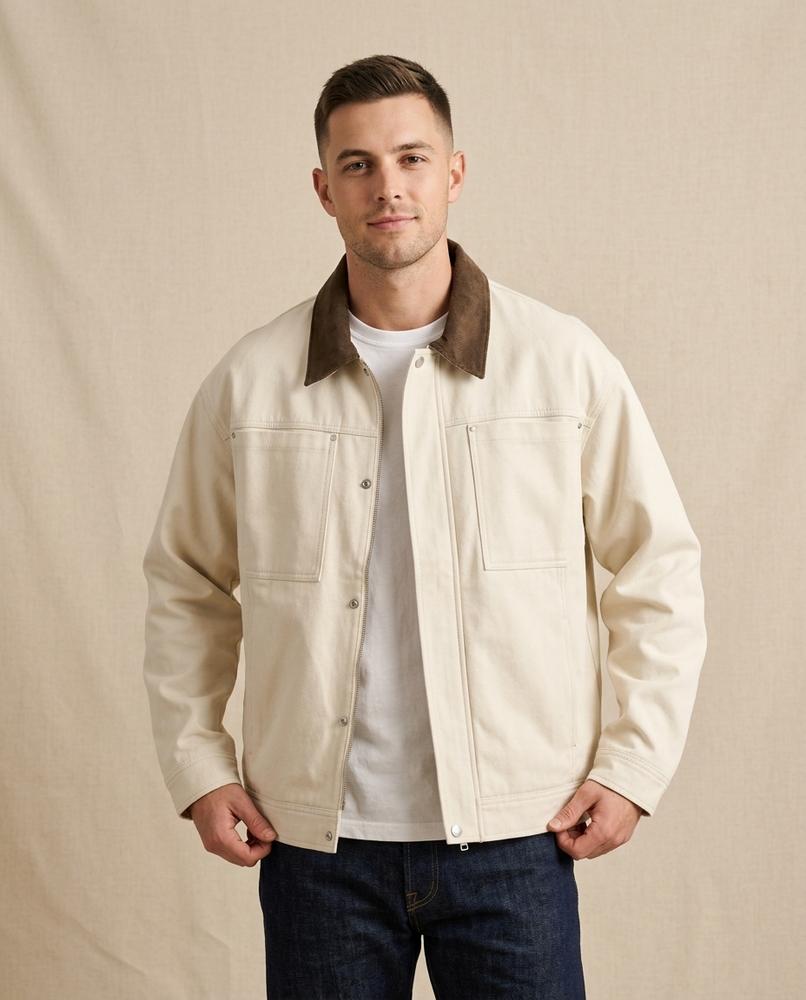 Beanland - Aegad | Geknöpfte Canvas Jacke Herren