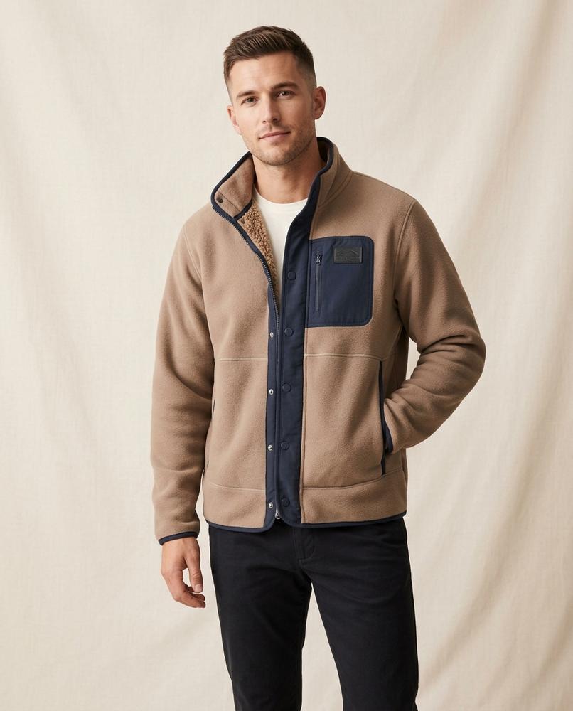 Lands Mode - Covak | Gefütterte Fleece Jacke Unisex
