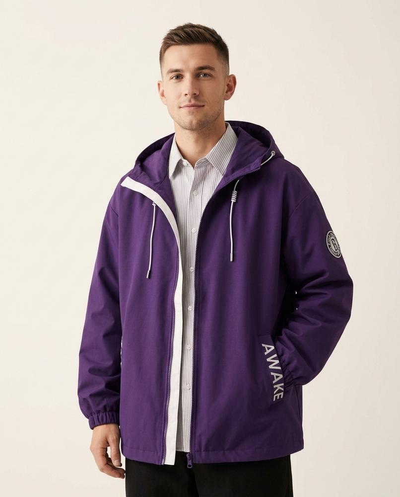 Lands Mode - Mulin | Gefütterte Bedruckte Jacke Herren
