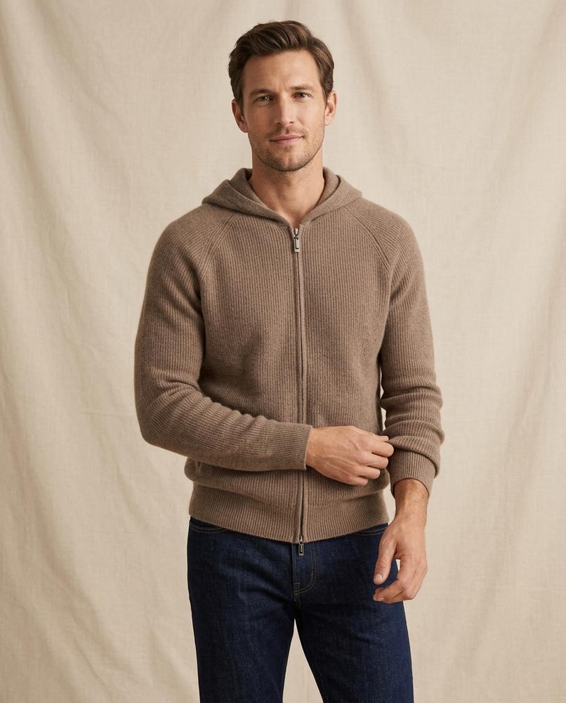 Lands Mode - Muvet | Gerippt Gestrickt Hoodie Unisex