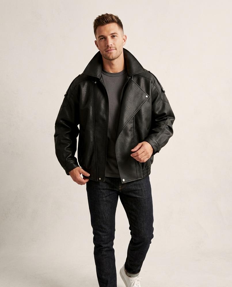 Lands Mode - Luwom | Gefütterte Asymmetrische Jacke Unisex