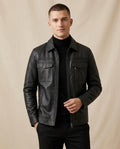 Lands Mode - Eikad | Aufgesetzte Glatte Jacke Herren