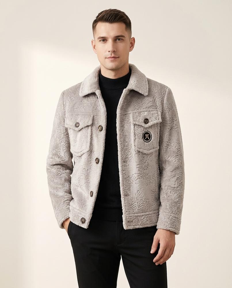 Lands Mode - Yawod | Strukturiert Gefüttert Jacke Herren