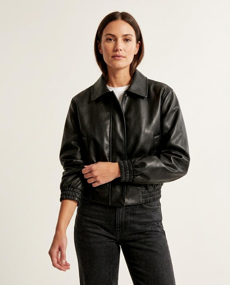 Beanland - Rezur | Kurz Geschnittene Geraffte Jacke Damen