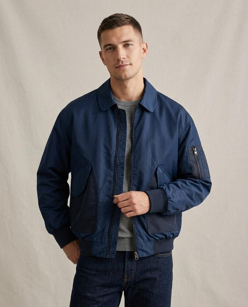 Lands Mode - Aopas | Weit Geschnitten Glänzend Jacke Unisex