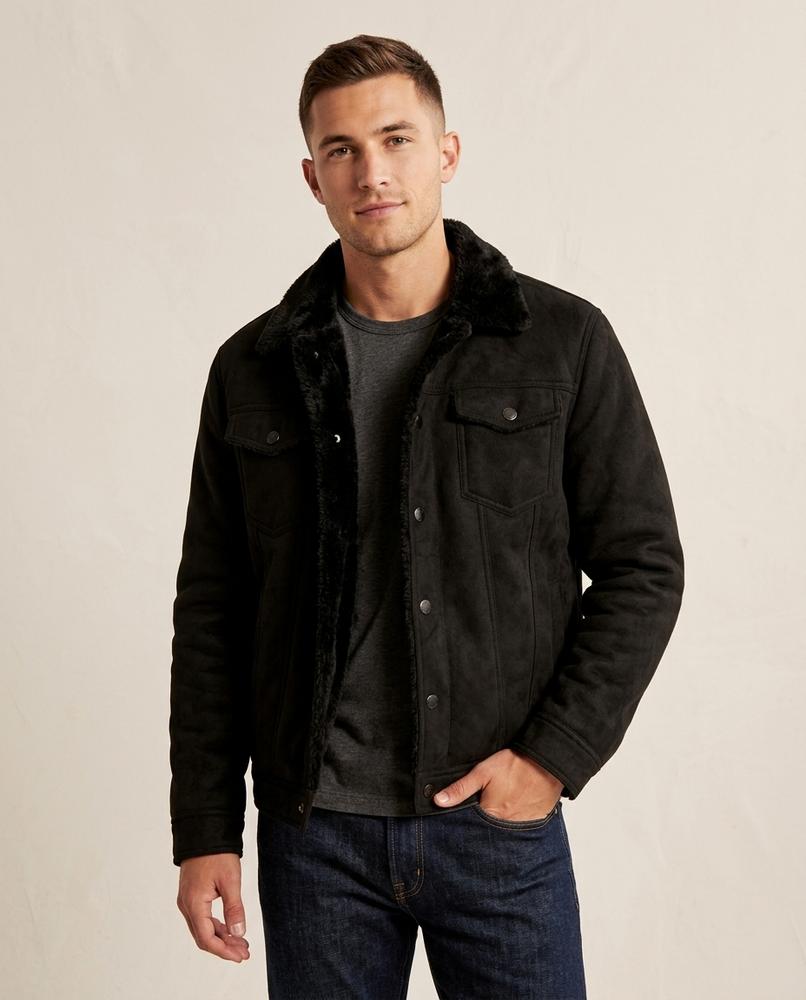 Lands Mode - Delas | Gefüttert Veloursartig Jacke Herren