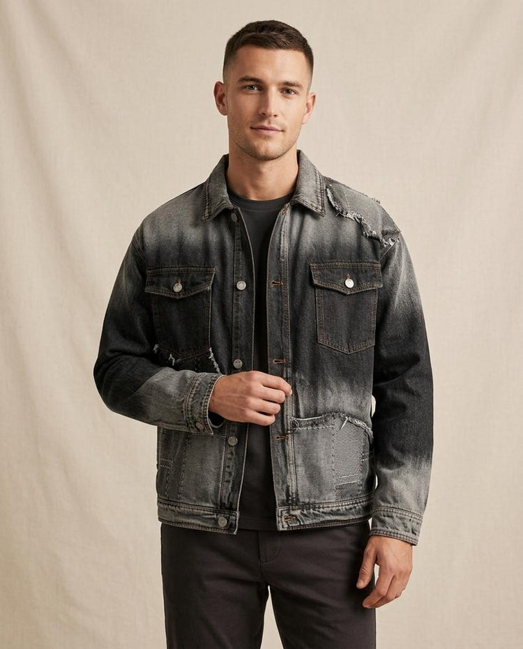 Beanland - Cagum | Aufgesetzte Verwaschene Jacke Unisex