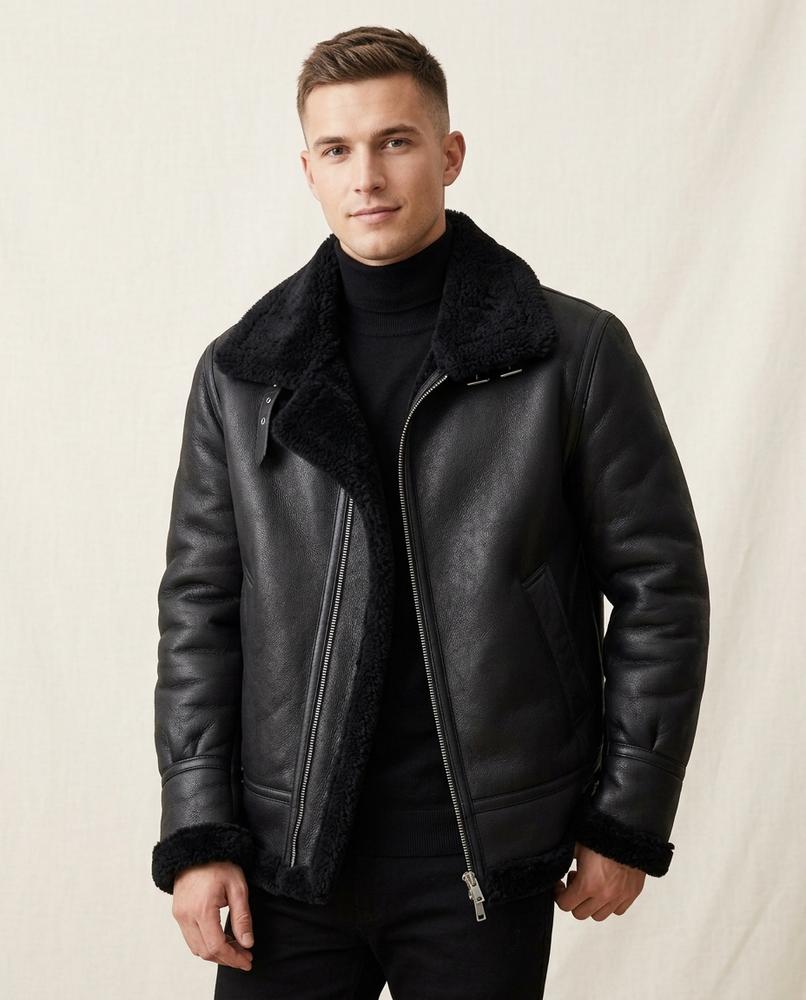 Lands Mode - Nawuv | Gefütterte Asymmetrische Jacke Herren