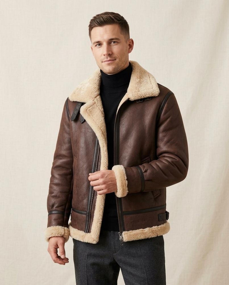 Lands Mode - Nawuv | Gefütterte Asymmetrische Jacke Herren