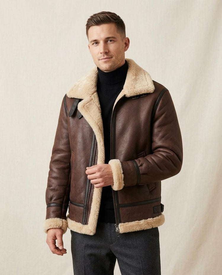 Beanland - Nawuv | Gefütterte Asymmetrische Jacke Herren