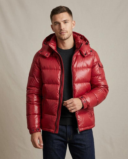 Lands Mode - Cofad | Wattierte Glänzende Jacke Unisex