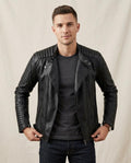 Lands Mode - Vopul | Gesteppte Asymmetrische Jacke Herren