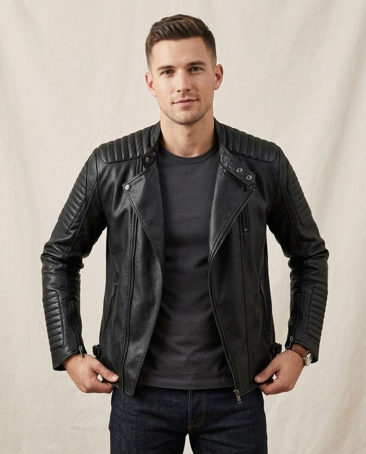 Beanland - Vopul | Gesteppte Asymmetrische Jacke Herren