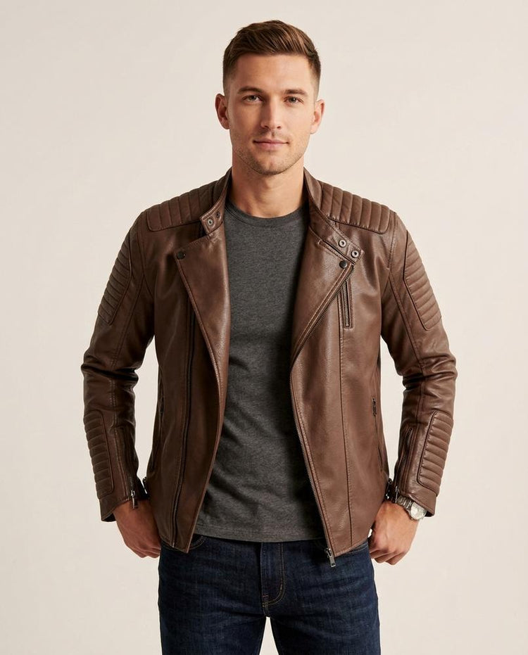 Beanland - Vopul | Gesteppte Asymmetrische Jacke Herren