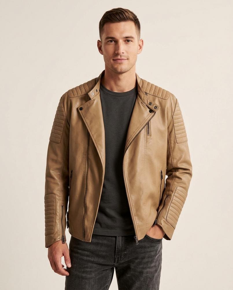 Beanland - Vopul | Gesteppte Asymmetrische Jacke Herren