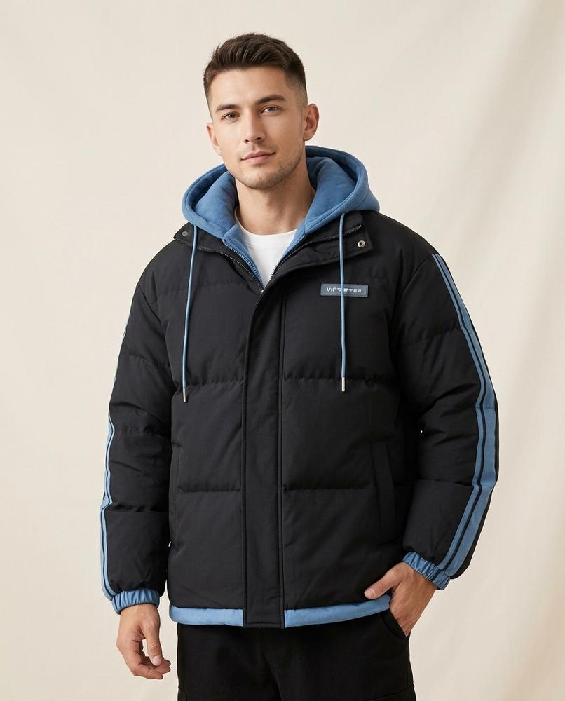 Lands Mode - Nehas | Wattiert Gestreift Jacke Herren