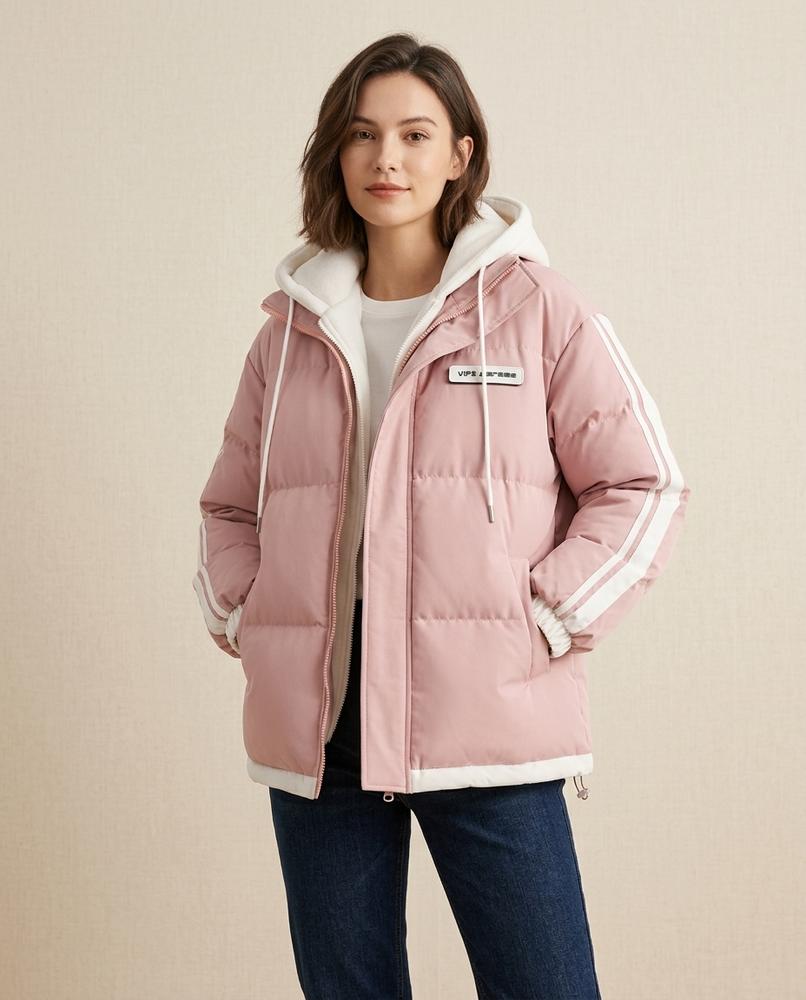 Lands Mode - Nehas | Wattiert Gestreift Jacke Herren