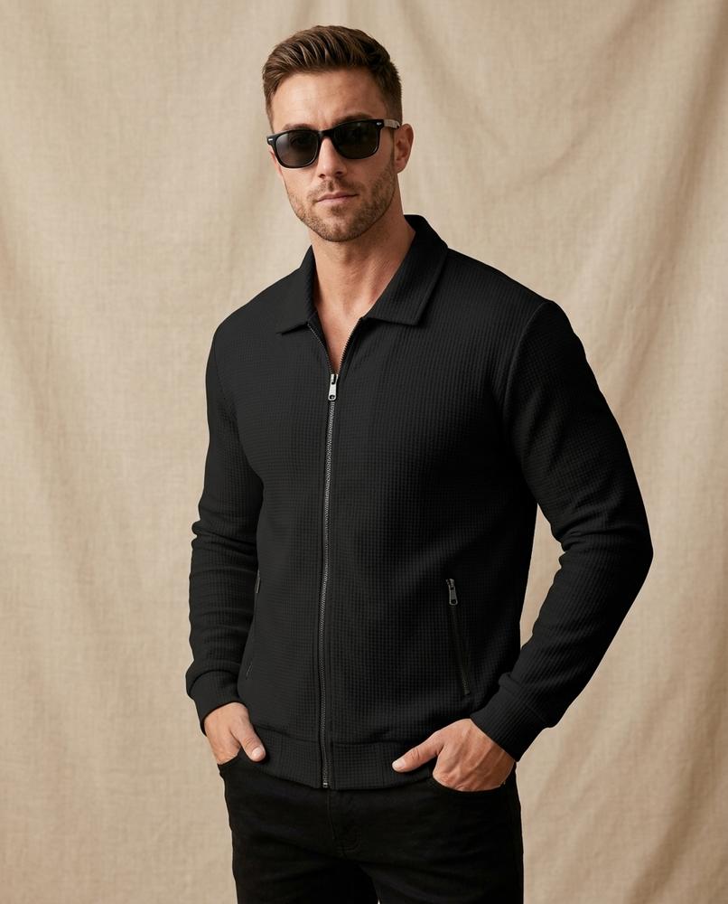 Lands Mode - Mirar | Strukturierte Strick Jacke Herren