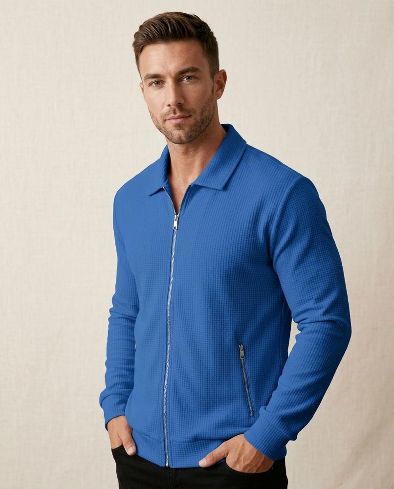 Lands Mode - Mirar | Strukturierte Strick Jacke Herren