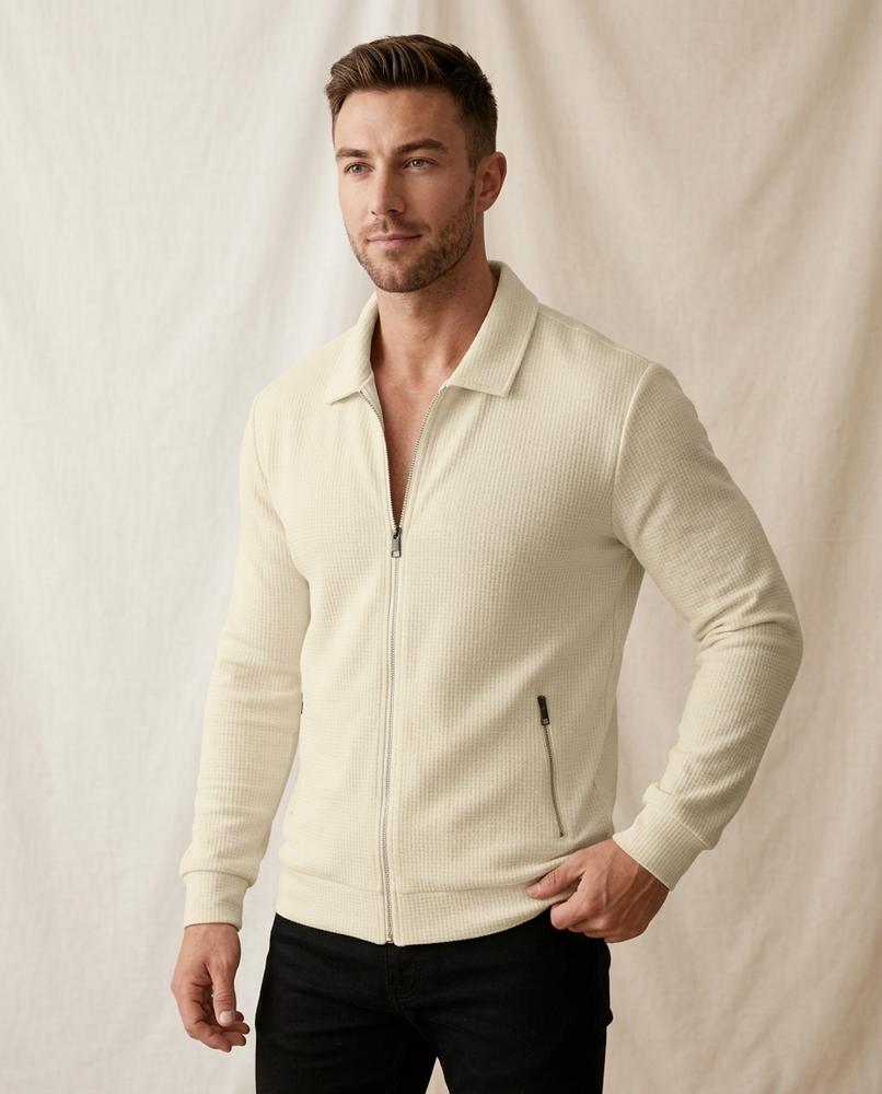 Lands Mode - Mirar | Strukturierte Strick Jacke Herren