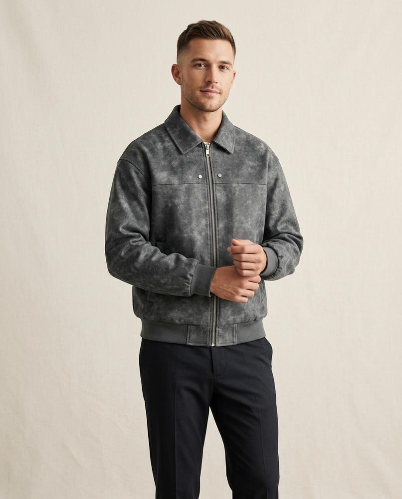 Beanland - Vorid | Kunstlederne Weit Geschnittene Jacke Herren