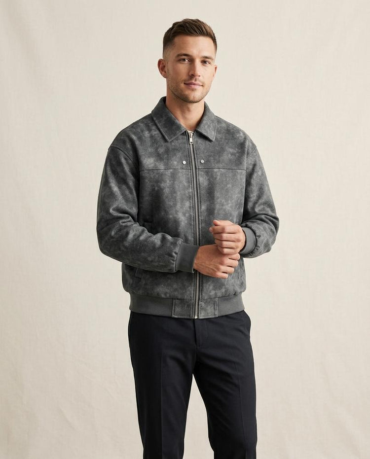 Beanland - Vorid | Kunstlederne Weit Geschnittene Jacke Herren