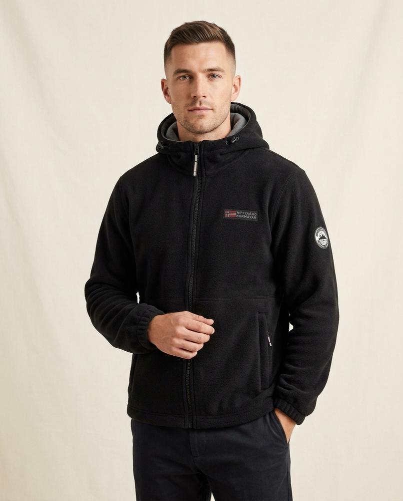 Lands Mode - Eebel | Kapuzen Fleece Jacke Herren