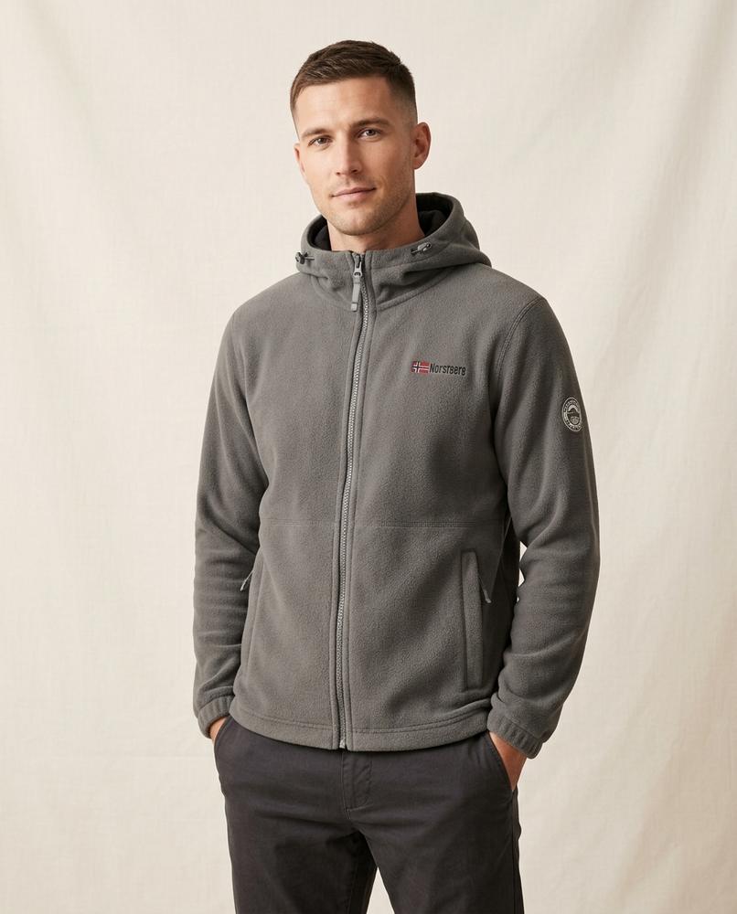 Lands Mode - Eebel | Kapuzen Fleece Jacke Herren
