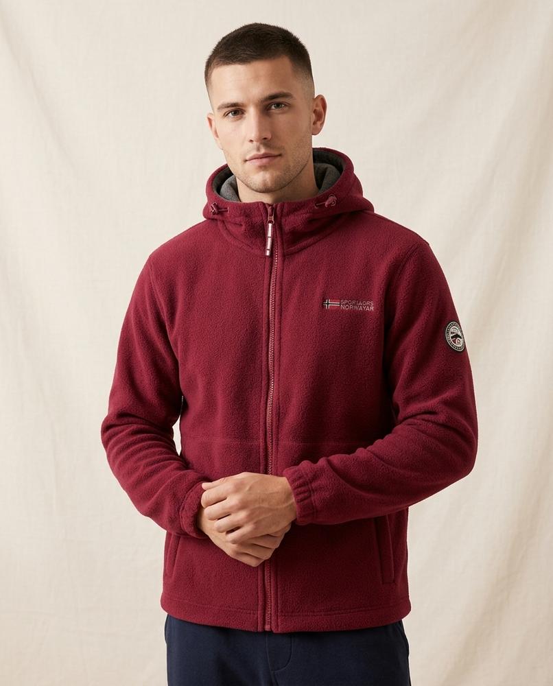 Lands Mode - Eebel | Kapuzen Fleece Jacke Herren