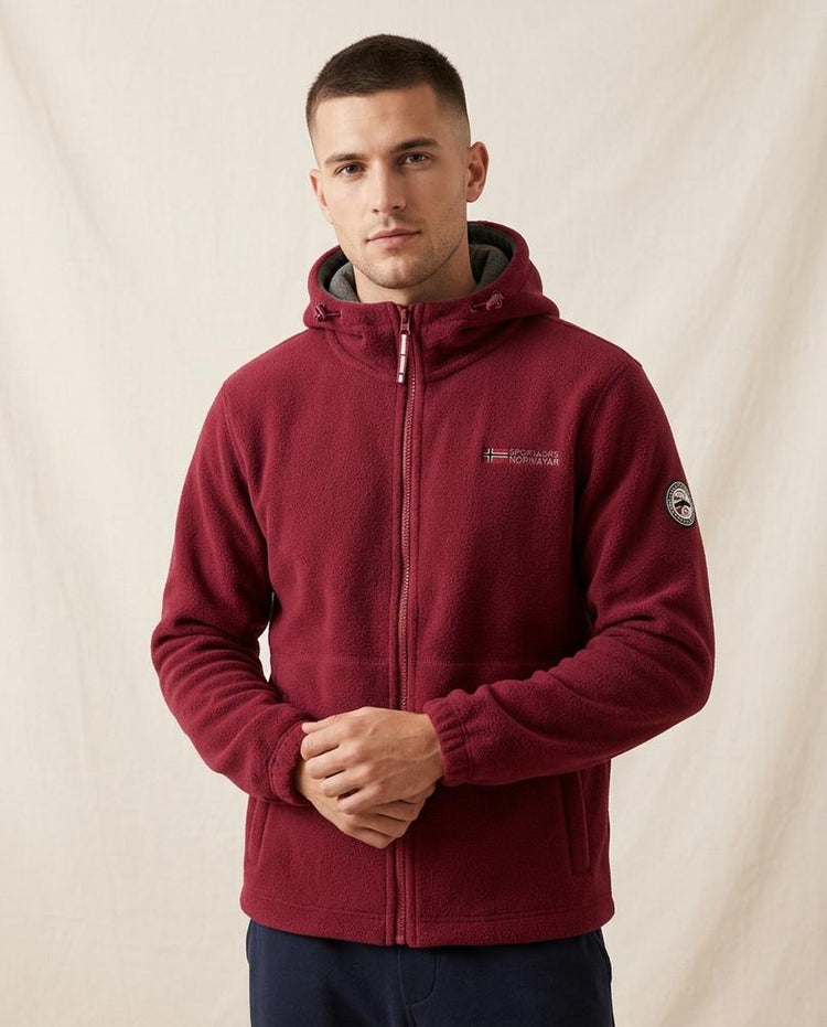 Beanland - Eebel | Kapuzen Fleece Jacke Herren