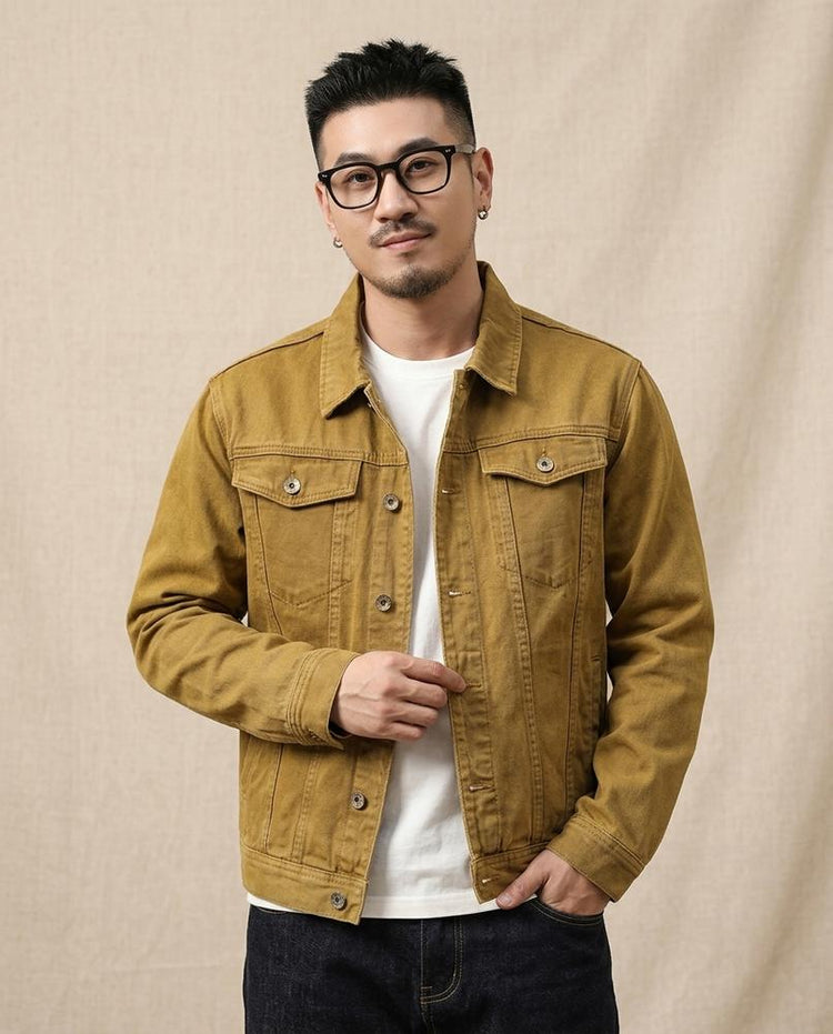 Beanland - Vaved | Geknöpfte Denim Jacke Herren