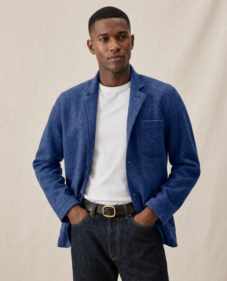 Beanland - Aesur | Strukturierter Geknöpfter Sakko Herren