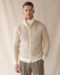 Lands Mode - Vumak | Gerippt Hochschließend Strickjacke Herren