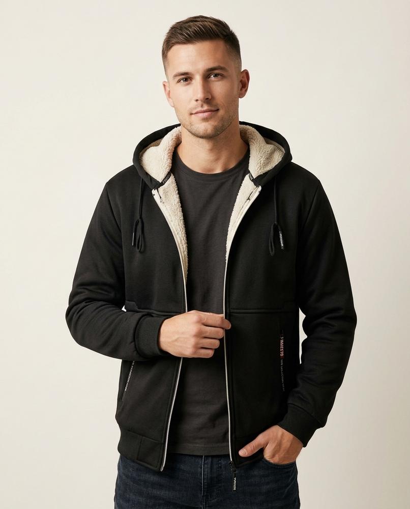 Lands Mode - Daror | Gefütterte Sweat Jacke Herren
