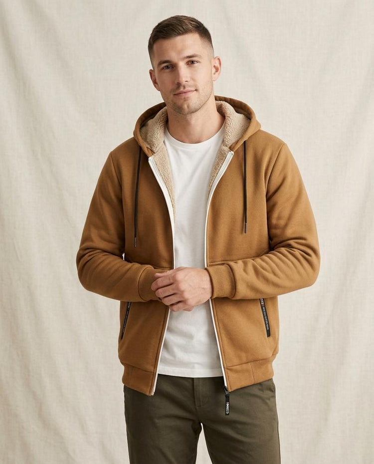 Beanland - Daror | Gefütterte Sweat Jacke Herren