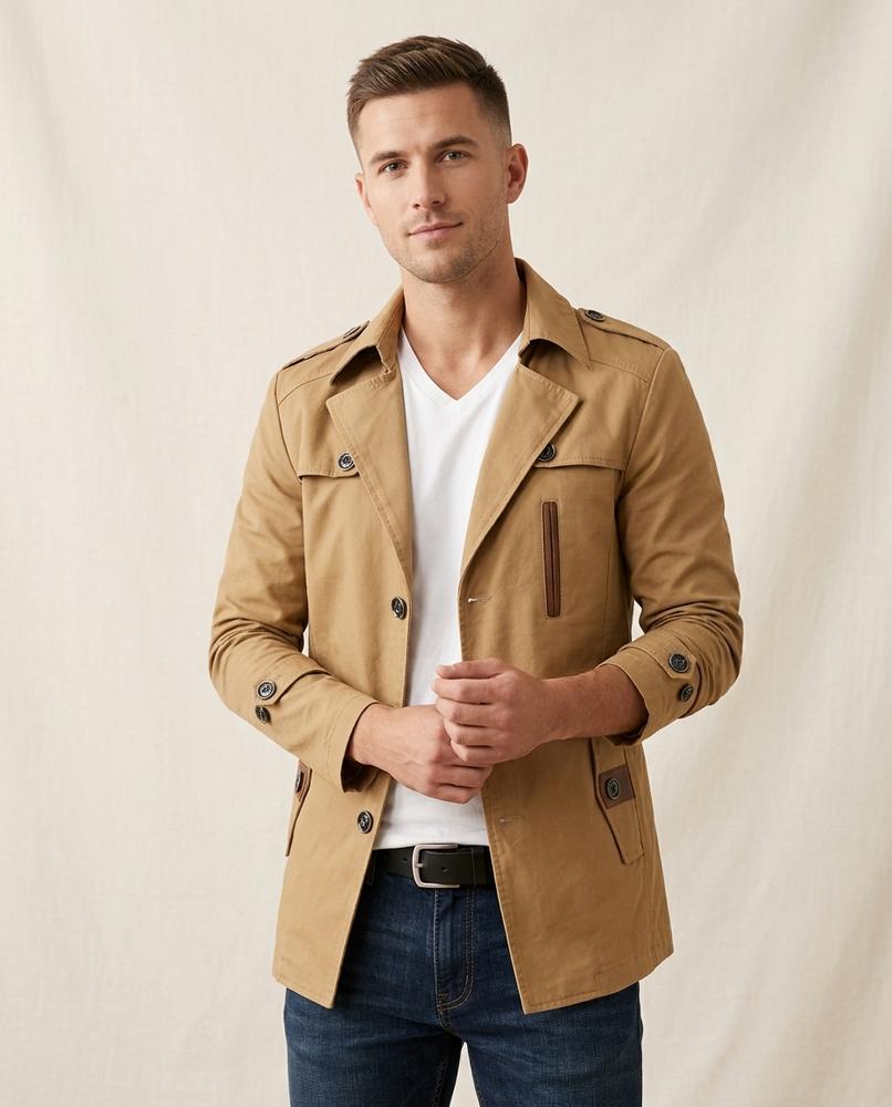 Lands Mode - Kehot | Geknöpft Tailliert Jacke Herren