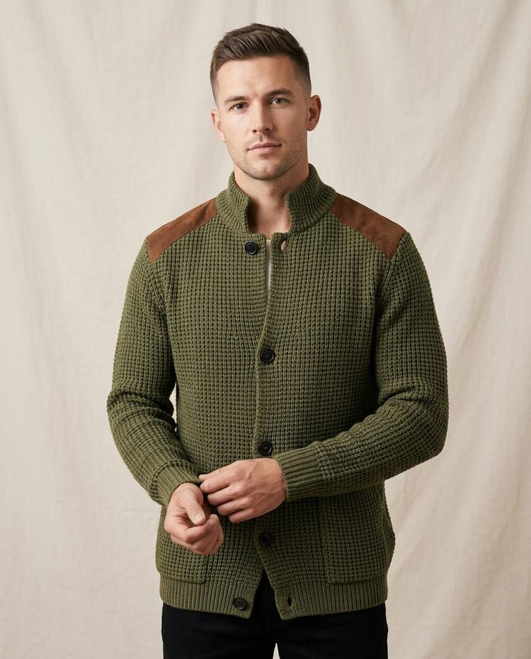 Beanland - Kidin | Strukturierter Langärmliger Cardigan Herren