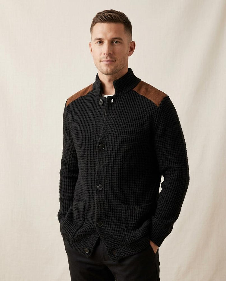 Beanland - Kidin | Strukturierter Langärmliger Cardigan Herren