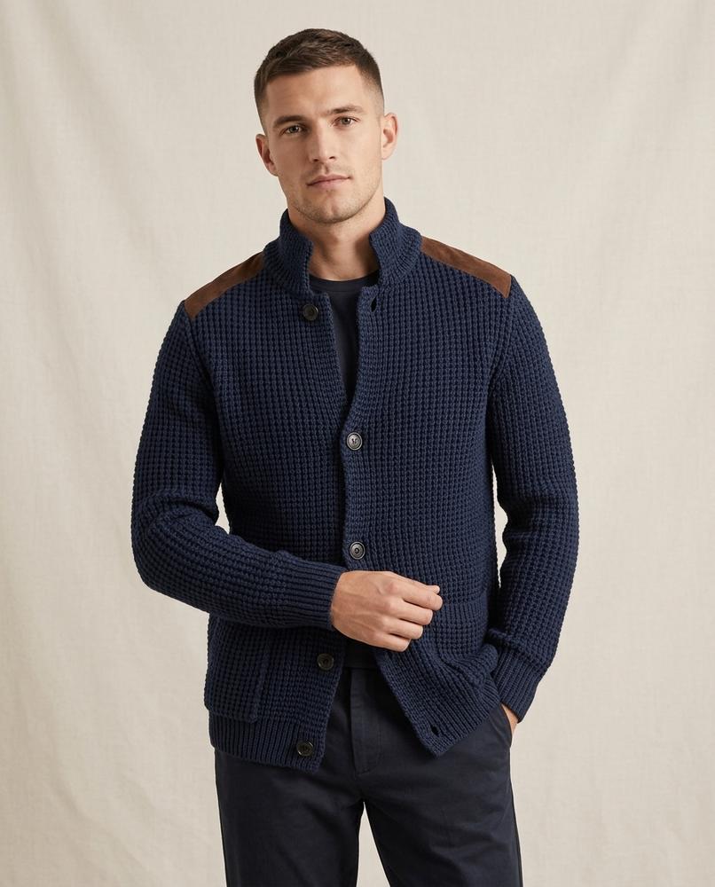 Beanland - Kidin | Strukturierter Langärmliger Cardigan Herren