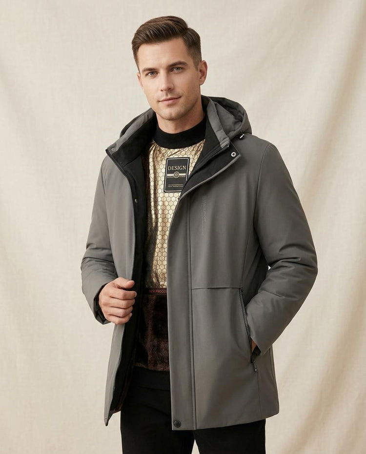 Beanland - Sidet | Gefütterter Winter Mantel Herren