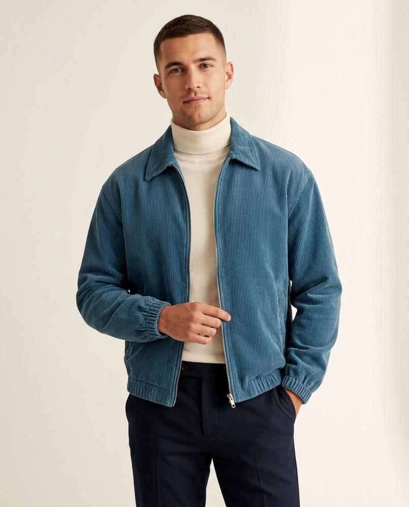 Beanland - Valol | Cord Reißverschluss Jacke Herren