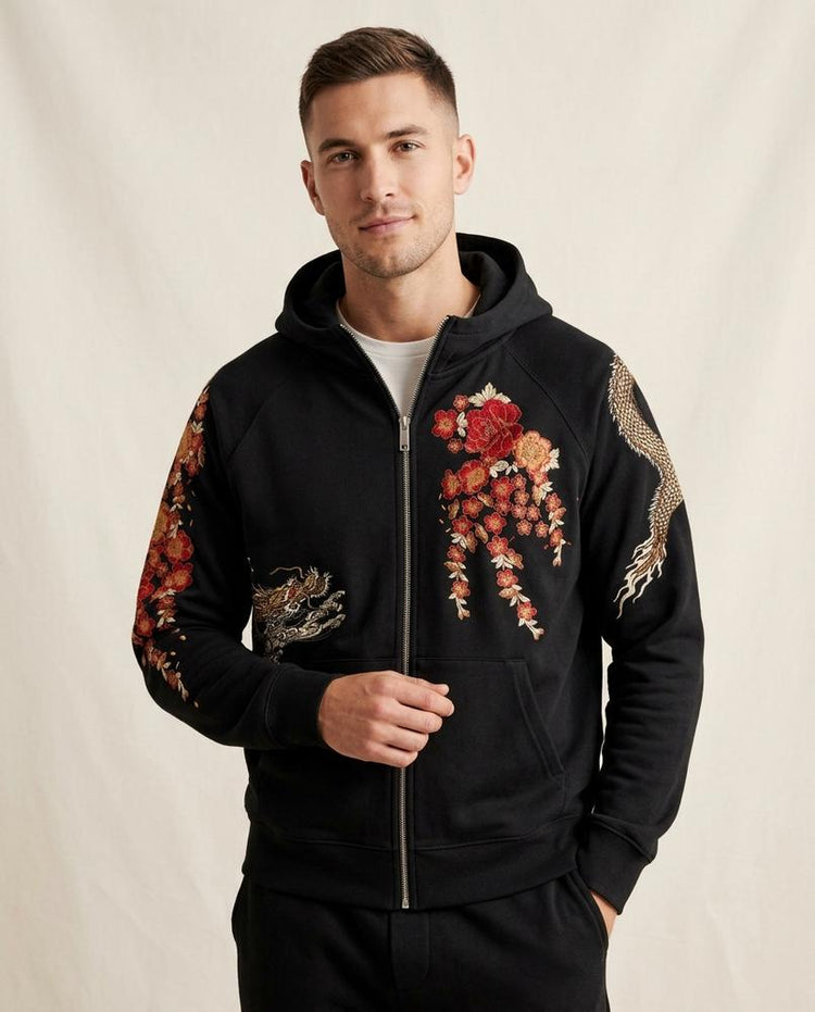 Beanland - Tetot | Bestickter Langärmliger Hoodie Unisex